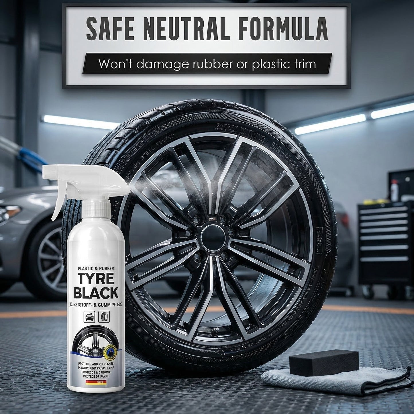 Tyre Black™ - Premium Tire Gloss & Protectant (120ml)