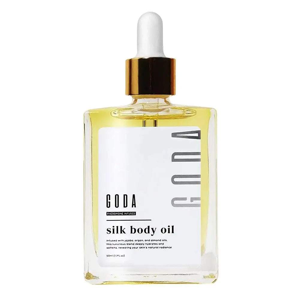 GODA Silk Body Oil Pheromone Fragrance Essential Oil Crafted For Mature Skin Promotes Skin Renewal Reduce Blemish Body Skincare